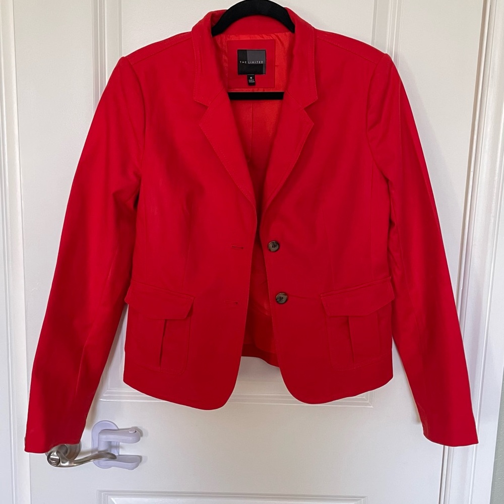 The Limited Red Blazer Jacket